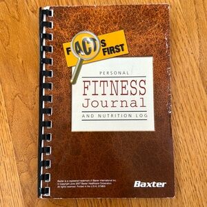 Personal Fitness Journal and Nutrition Log. A tool to track progress